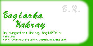 boglarka makray business card